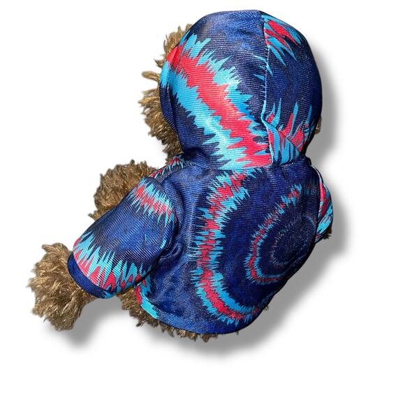 Boston Red Sox Plush Bear Hoodie Good Stuff Tie Dye Baseball MLB Nursery 14" - Picture 8 of 12